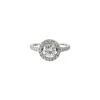 Bague or blanc & diamants