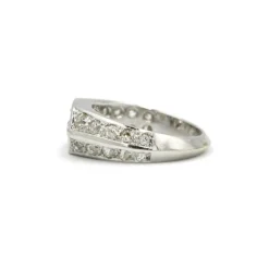 Bague Or blanc 24 Diamants
