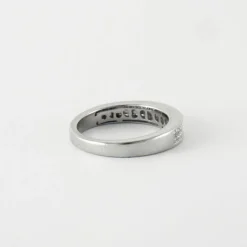 Bague Or blanc 18 Diamants