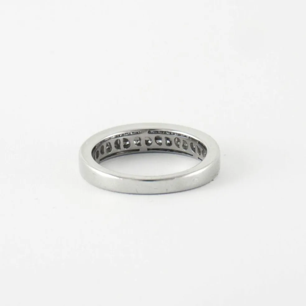 Bague Or blanc 18 Diamants