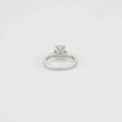 Bague or blanc diamants 1.23ct