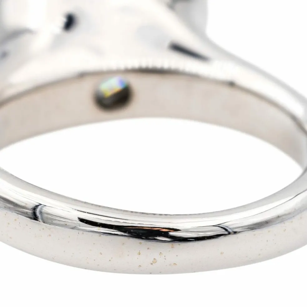Bague Or blanc Aigue Marine