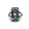 Bague or blanc, aigue-marine