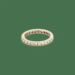 BAGUE OR BLANC ALLIANCE AMERICAINE.