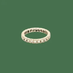 BAGUE OR BLANC ALLIANCE AMERICAINE.
