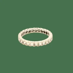 BAGUE OR BLANC ALLIANCE AMERICAINE.