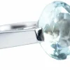 Bague Or blanc 12.69ct Aigue-marine