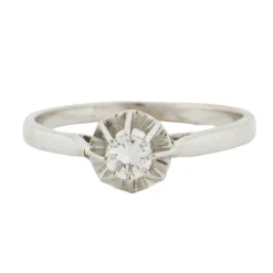 Bague Or blanc Diamant