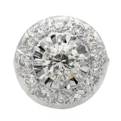 Bague or blanc Diamant