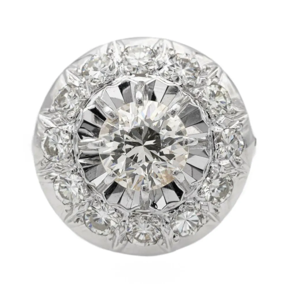 Bague or blanc Diamant