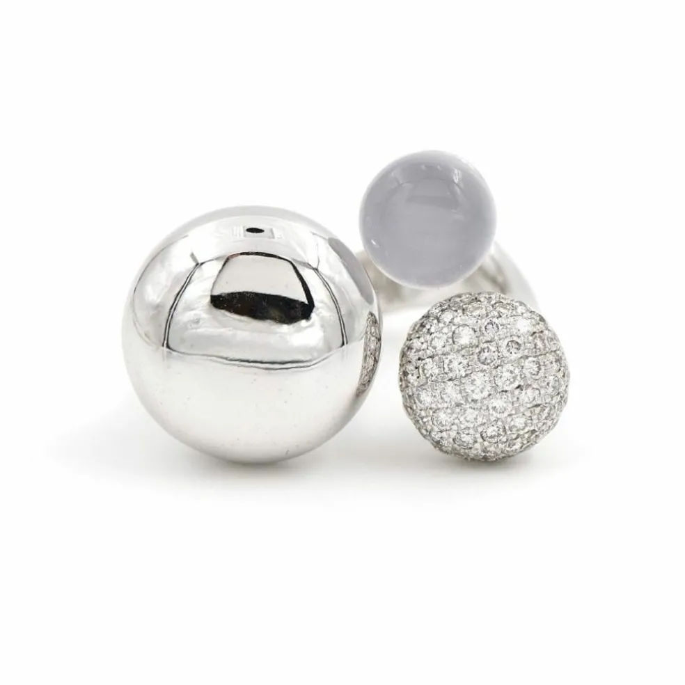 Bague Or blanc Diamant