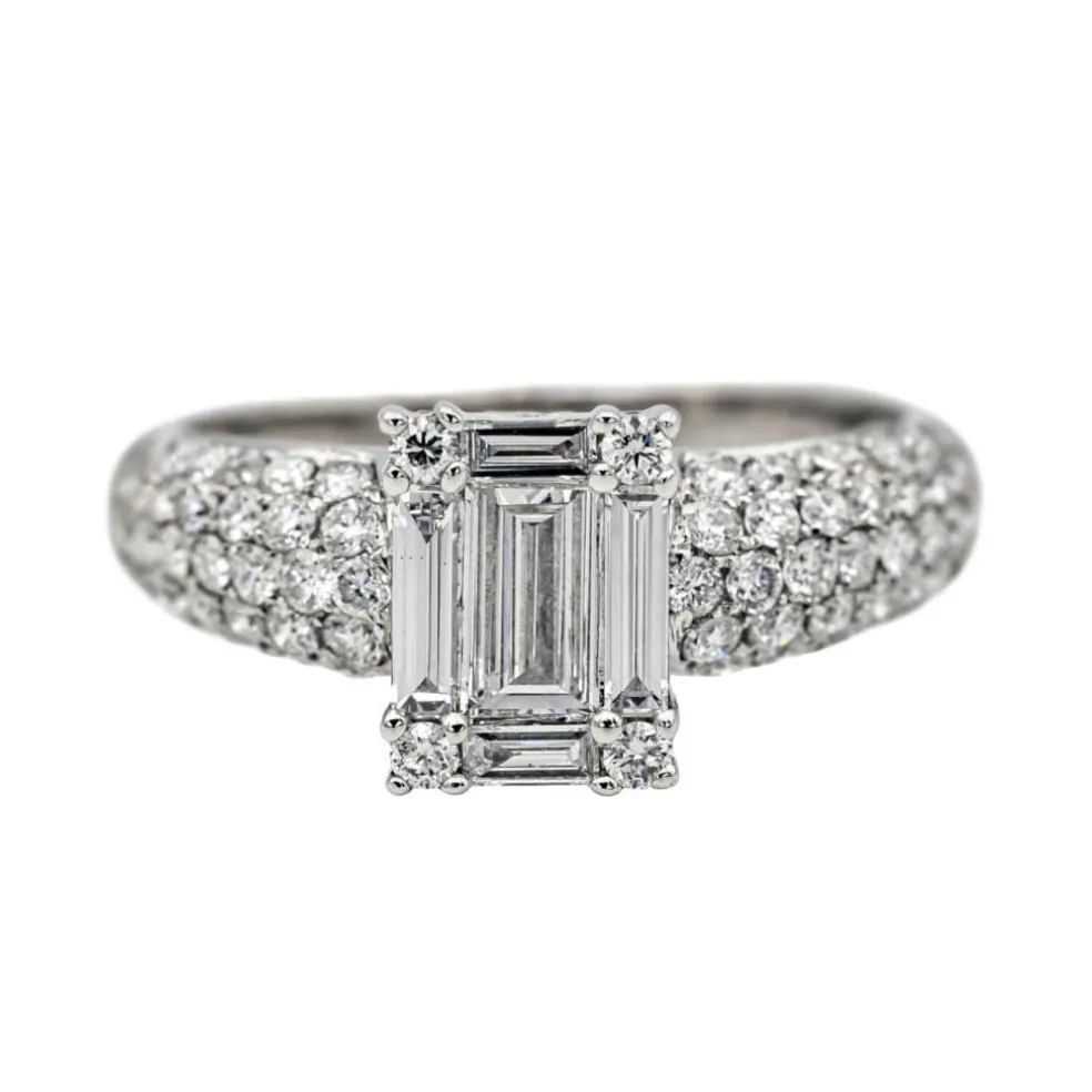 Bague Or blanc Diamant