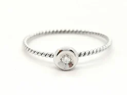 Bague Or blanc Diamant