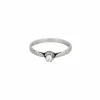 Bague or blanc diamant