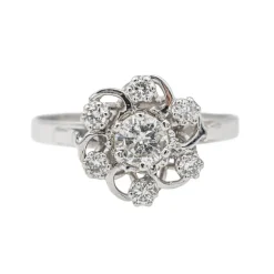 Bague Or blanc Diamant