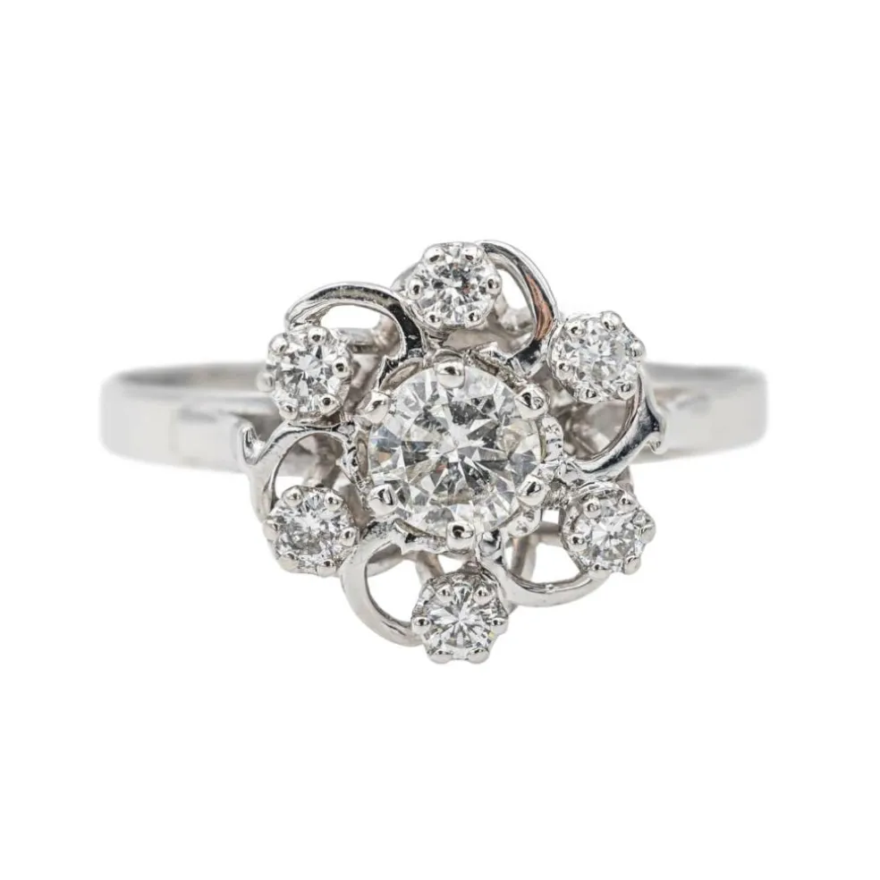 Bague Or blanc Diamant