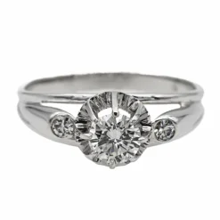 Bague Or blanc Diamant