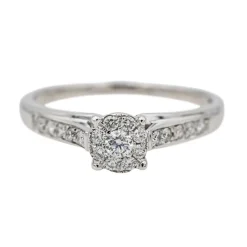 Bague Or blanc Diamant