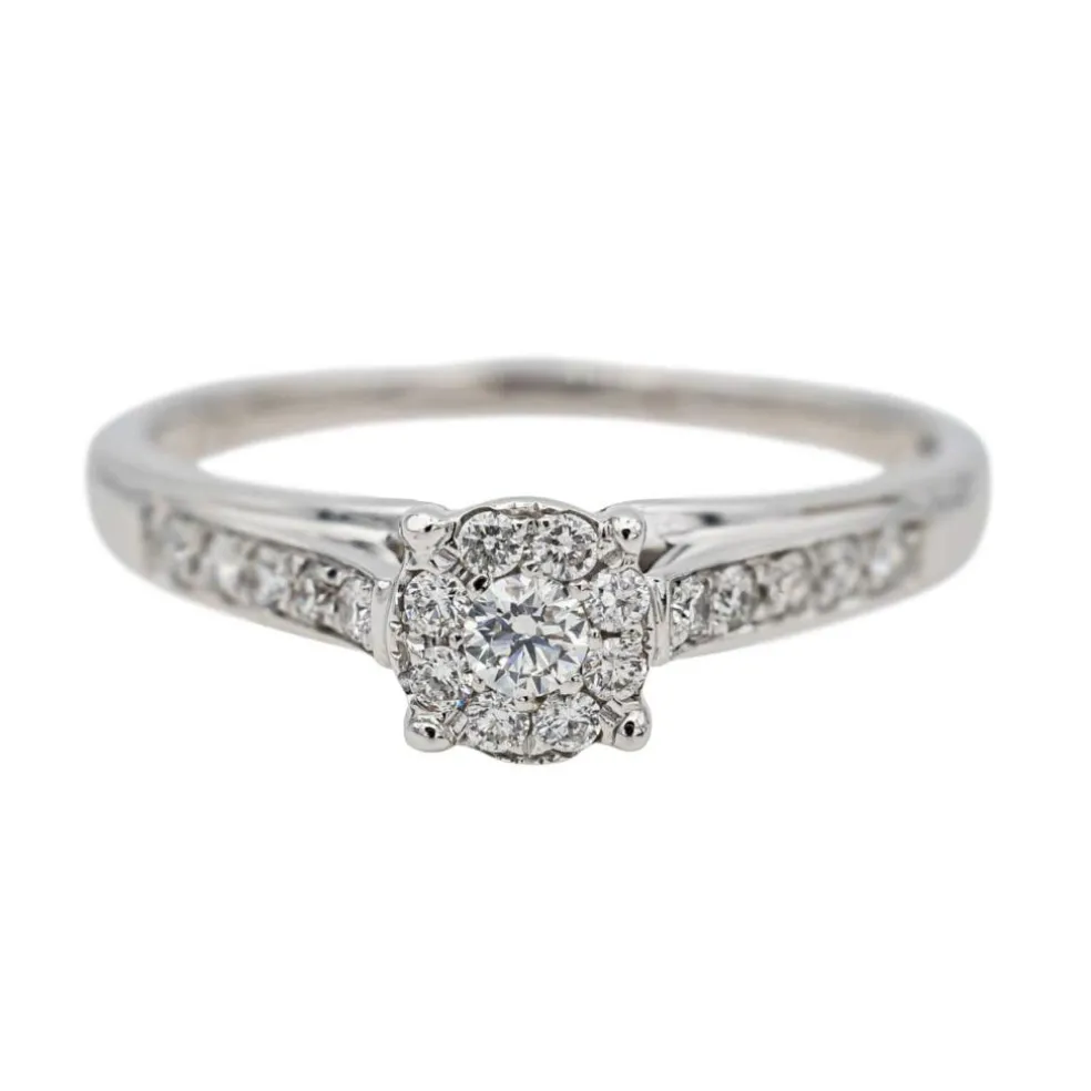 Bague Or blanc Diamant