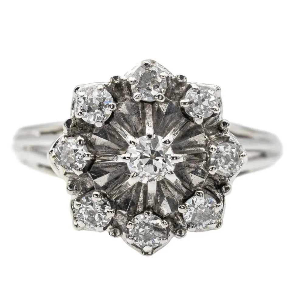 Bague Or blanc Diamant