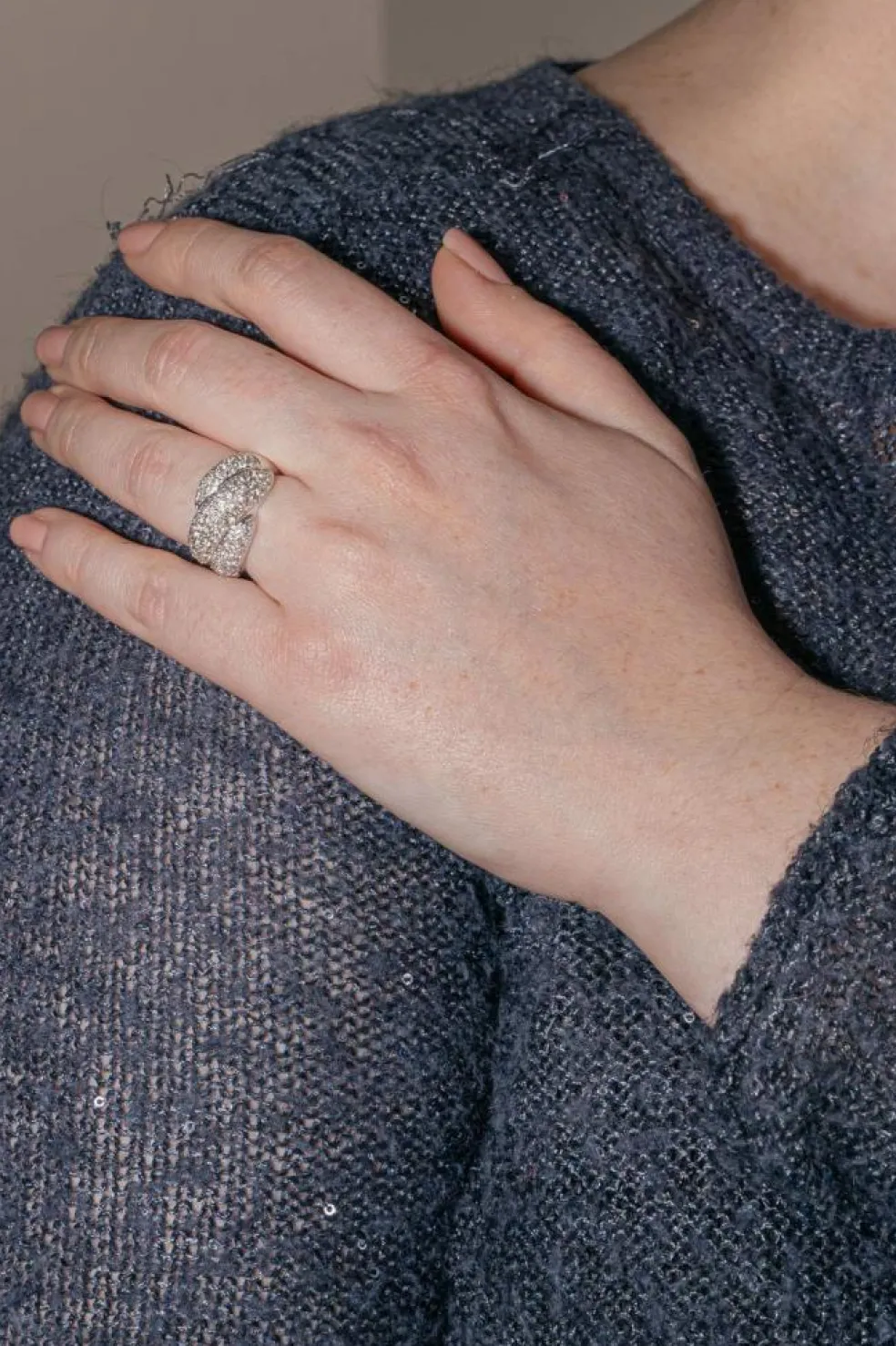 Bague Or blanc Diamant