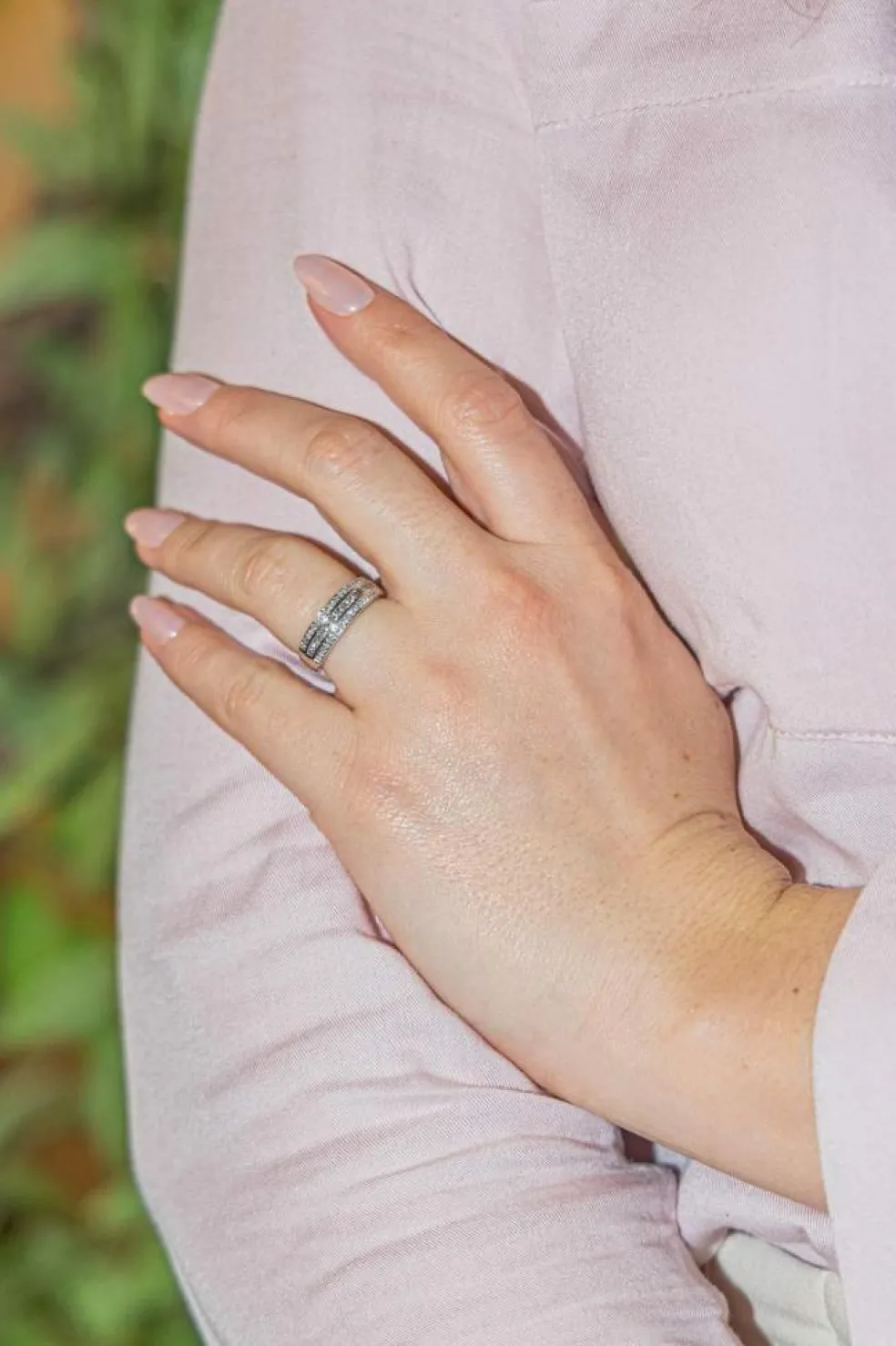 Bague Or blanc Diamant