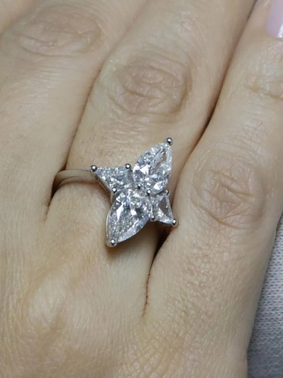 Bague Or blanc Diamant
