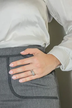 Bague Or blanc Diamant