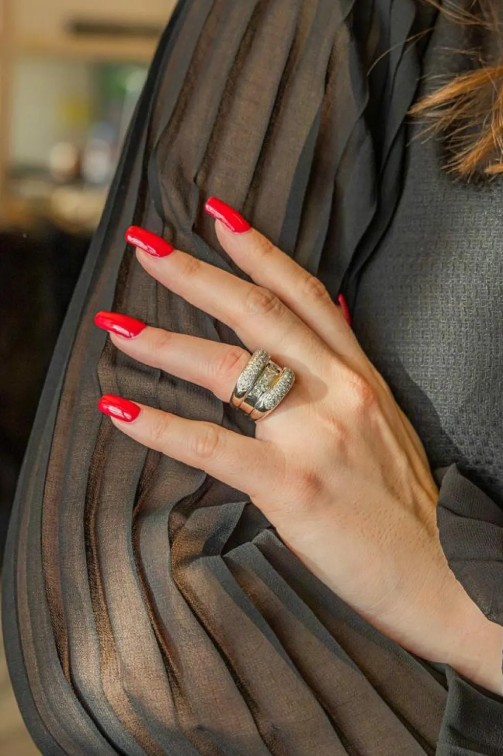 Bague Or blanc Diamant