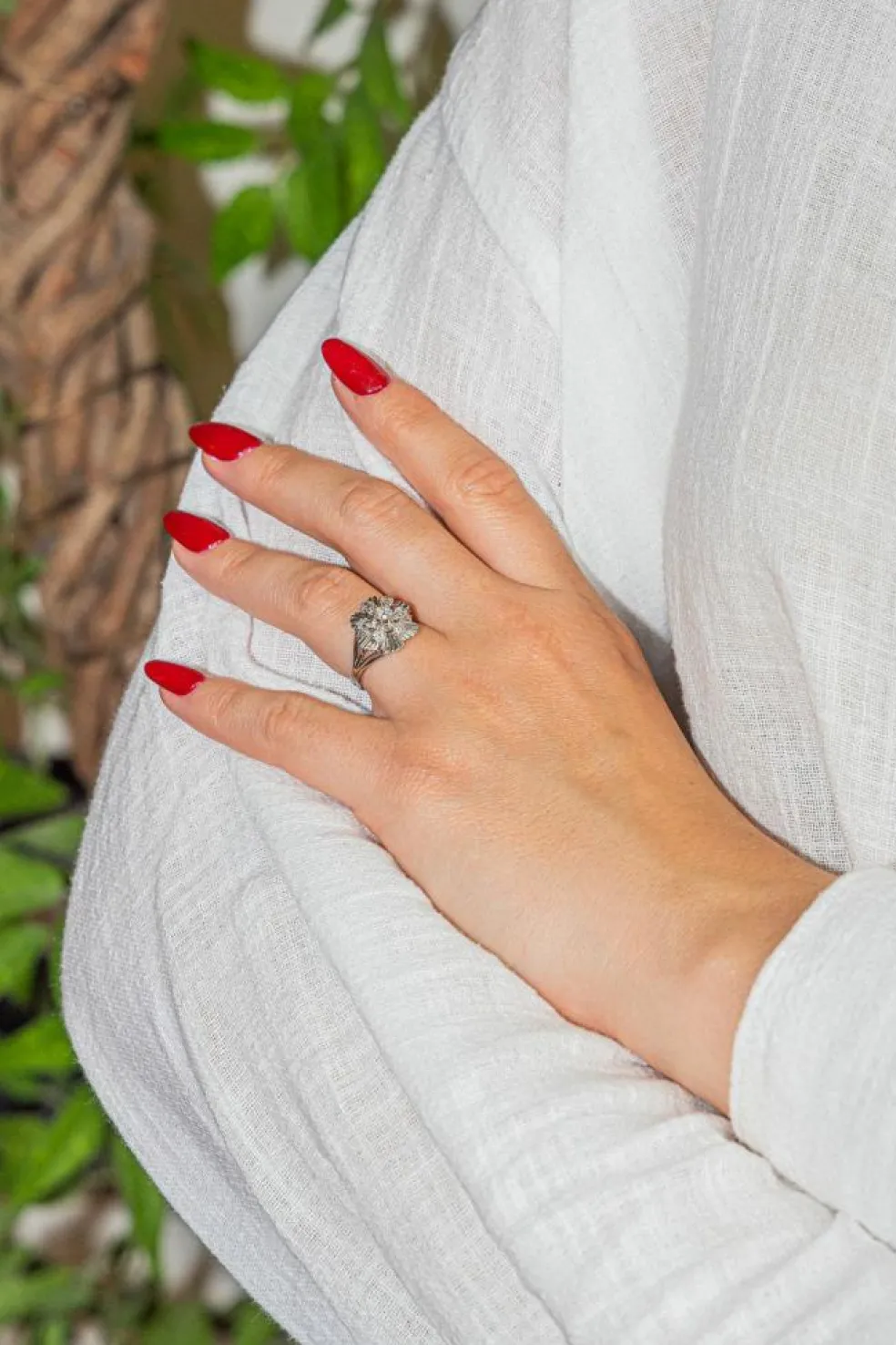 Bague Or blanc Diamant