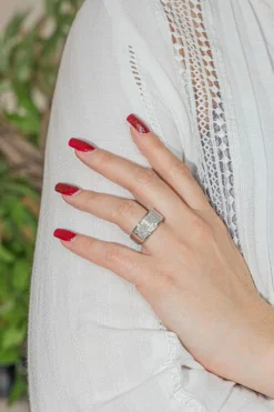 Bague Or blanc Diamant