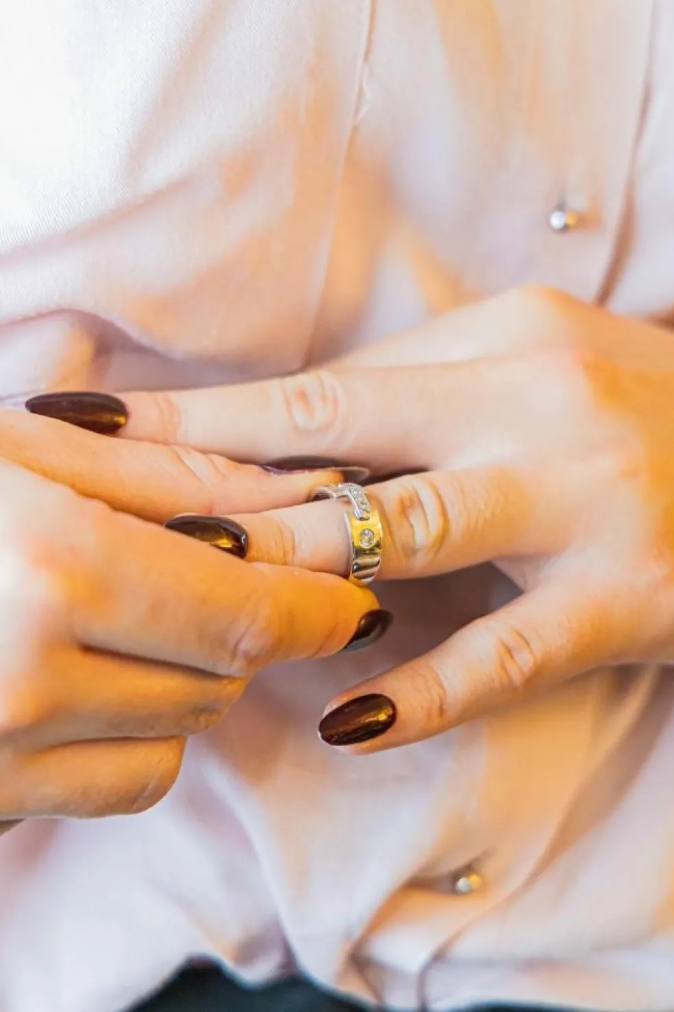 Bague Or blanc Diamant