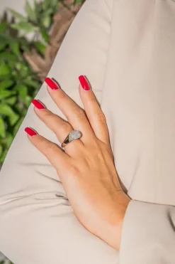 Bague Or blanc Diamant