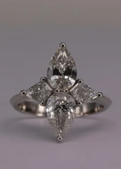 Bague Or blanc Diamant