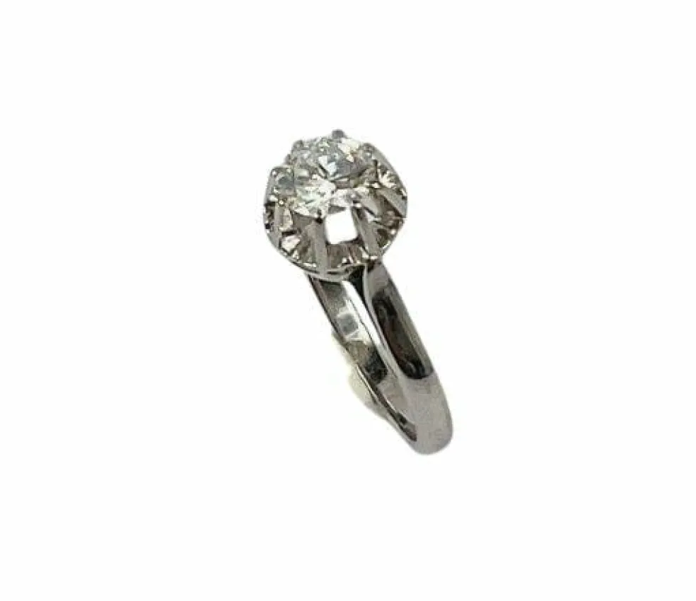 Bague Or Blanc Diamant