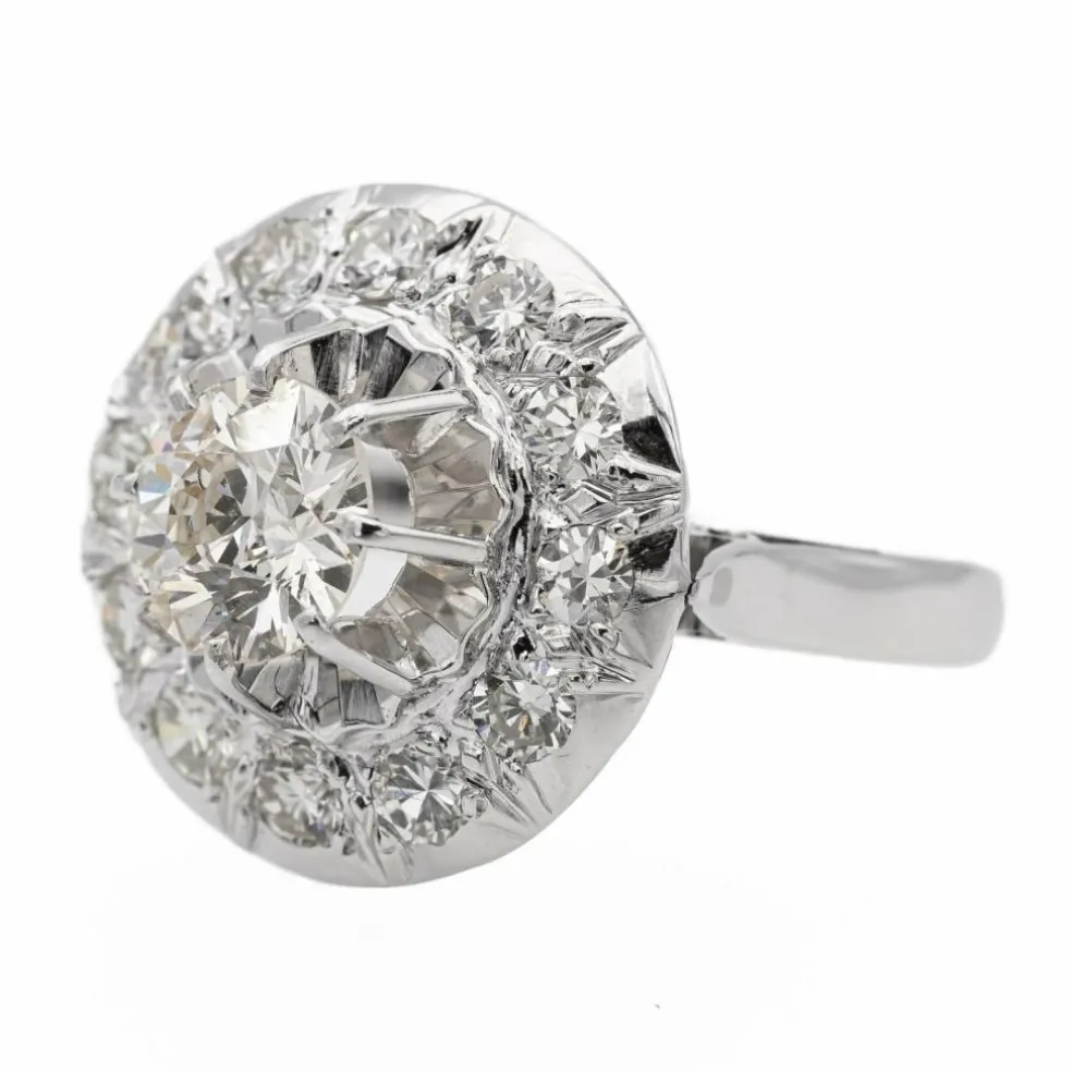 Bague or blanc Diamant
