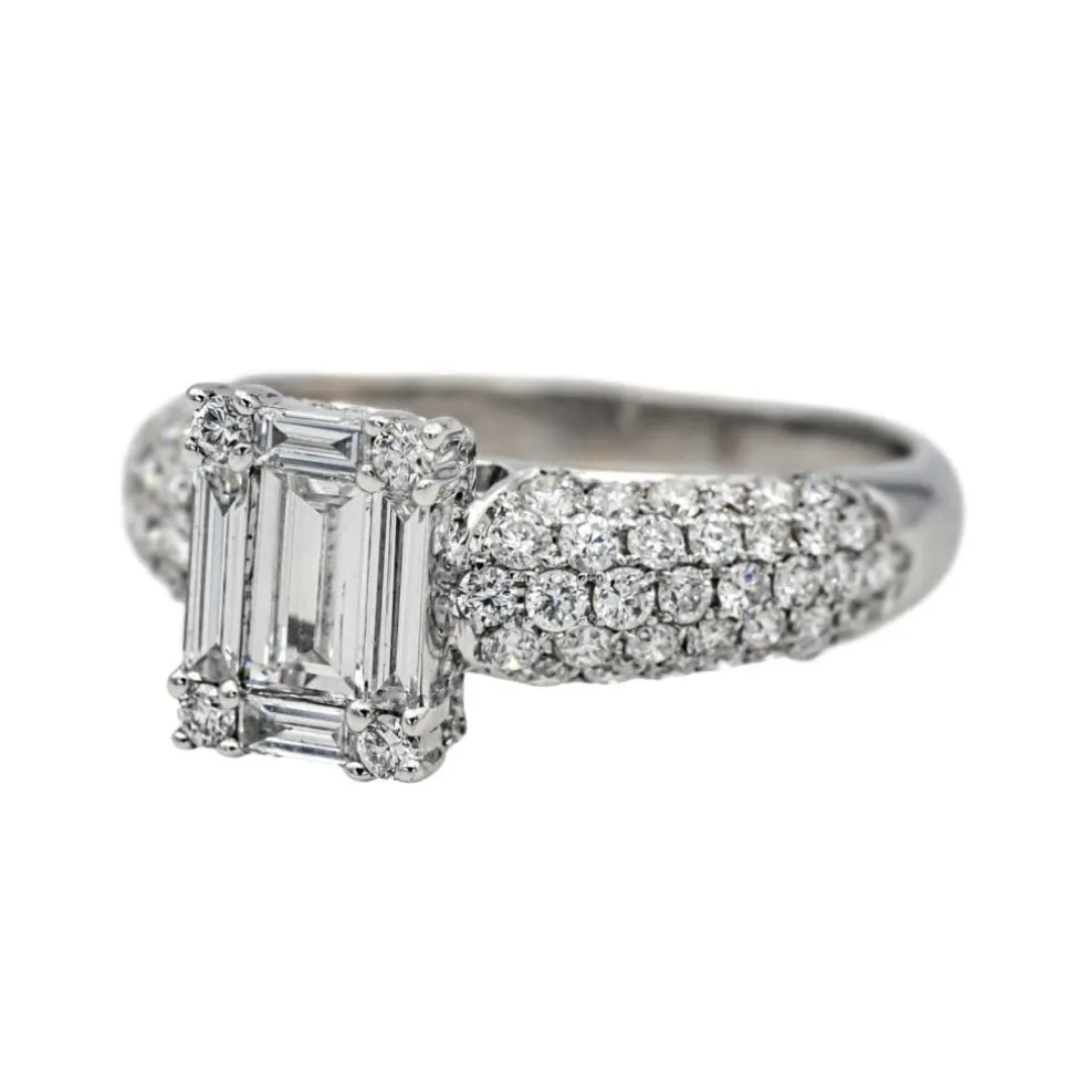 Bague Or blanc Diamant
