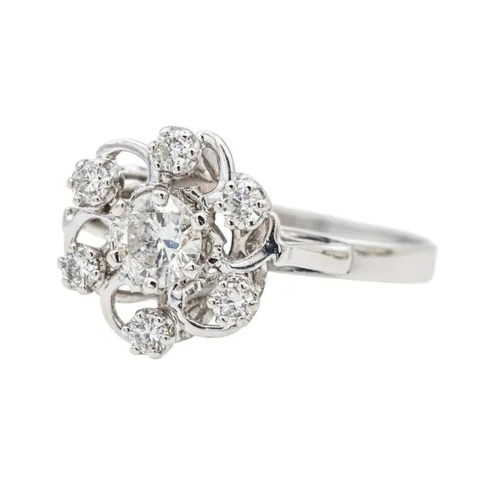 Bague Or blanc Diamant