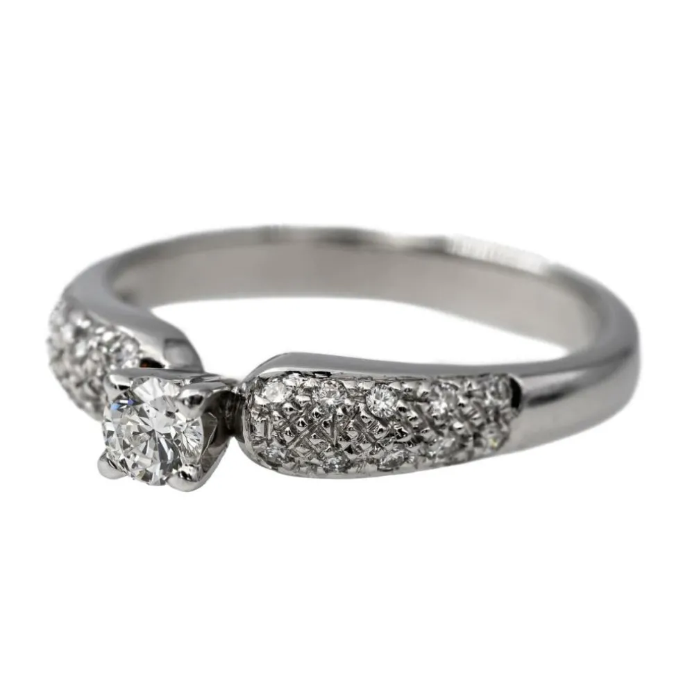 Bague Or blanc Diamant