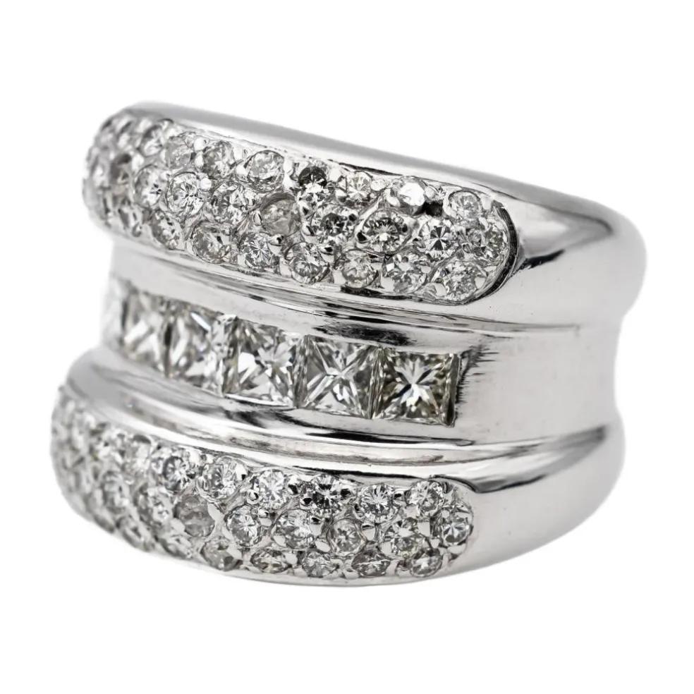 Bague Or blanc Diamant