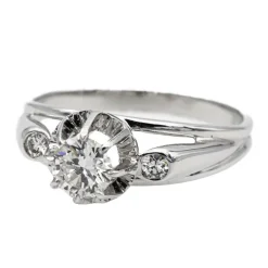 Bague Or blanc Diamant