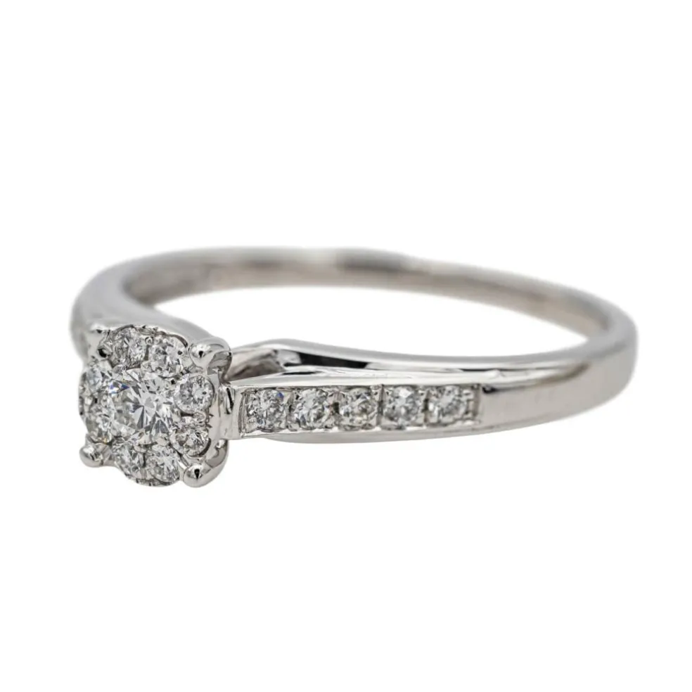 Bague Or blanc Diamant