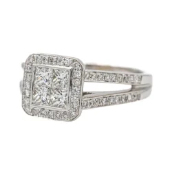 Bague Or blanc Diamant