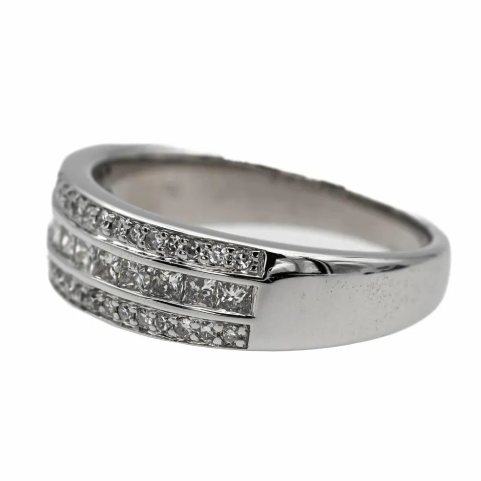 Bague Or blanc Diamant