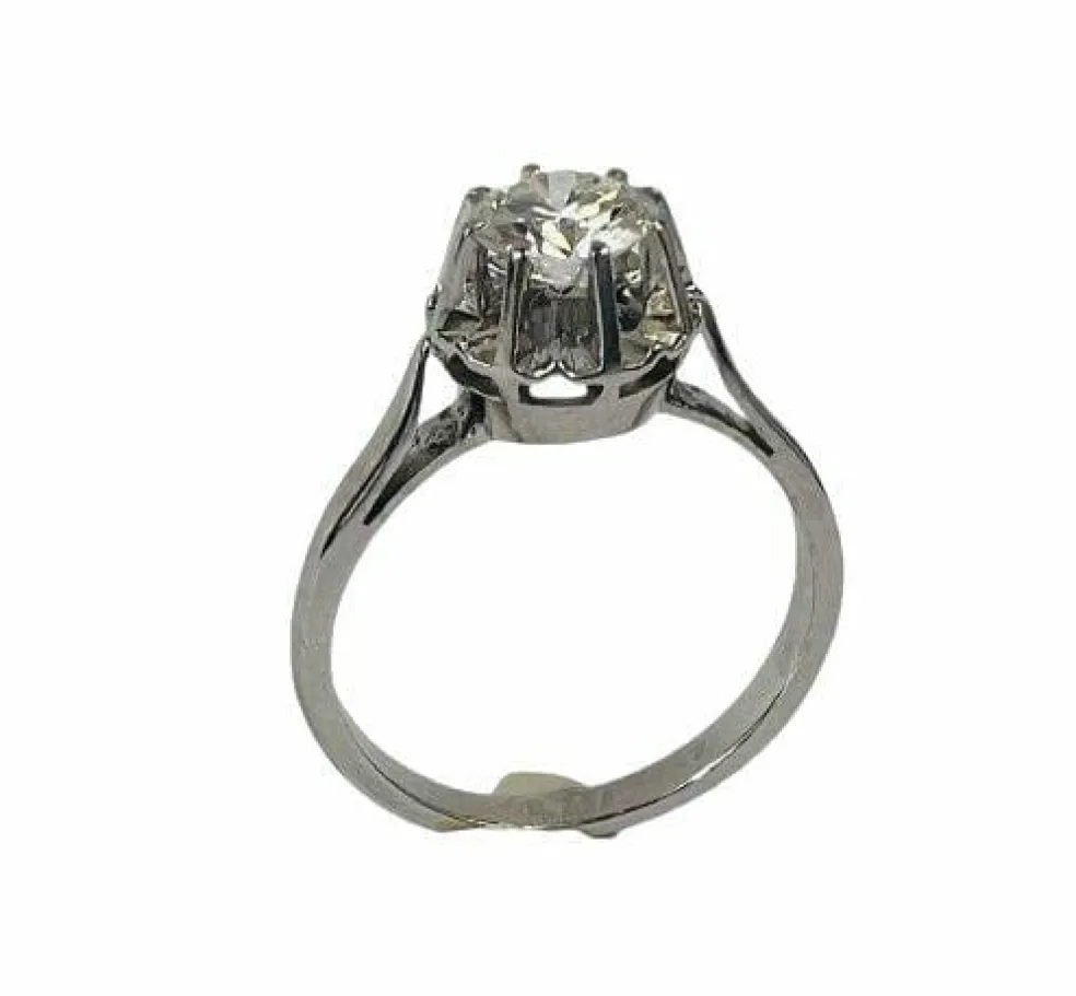 Bague Or Blanc Diamant