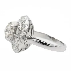 Bague or blanc Diamant