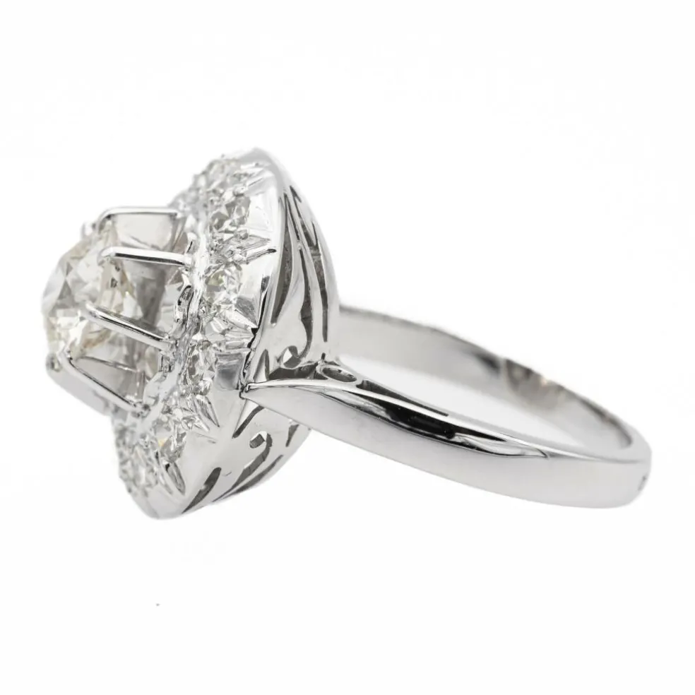 Bague or blanc Diamant