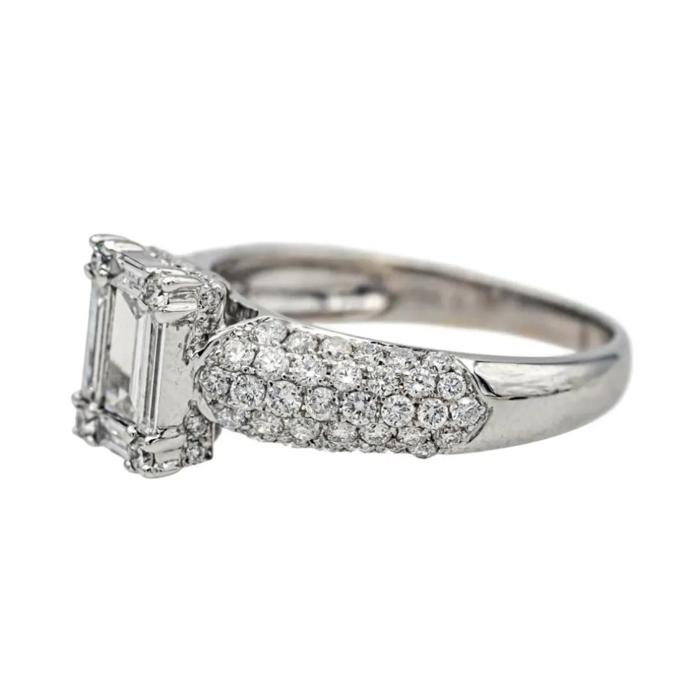 Bague Or blanc Diamant