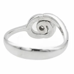 Bague or blanc diamant
