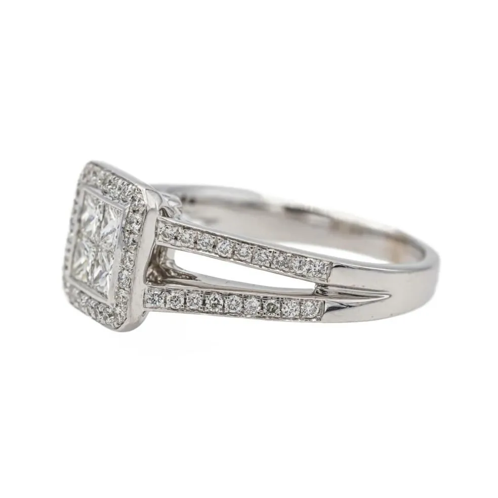 Bague Or blanc Diamant